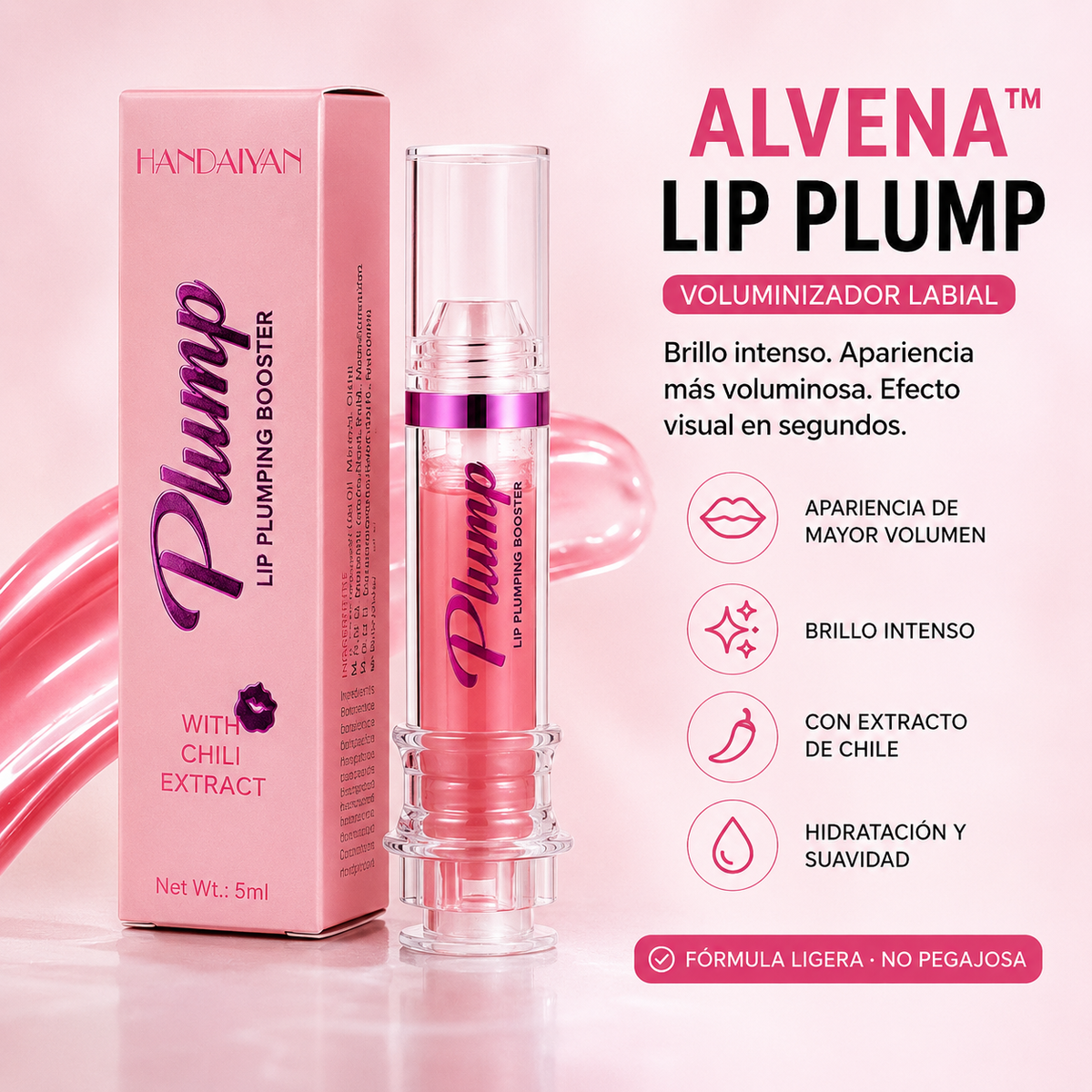 ALVENA™ Lip Plump – Voluminizador Labial